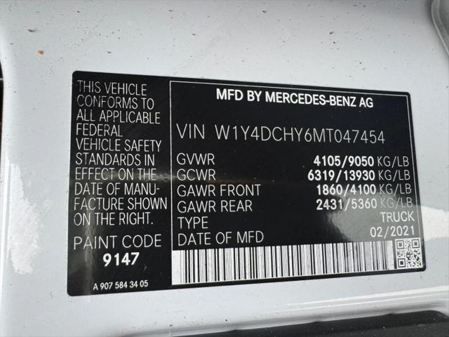2021 Mercedes-Benz Sprinter 2500 High Roof I4 Diesel