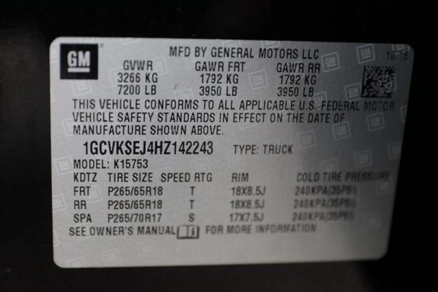 2017 Chevrolet Silverado 1500 2LZ