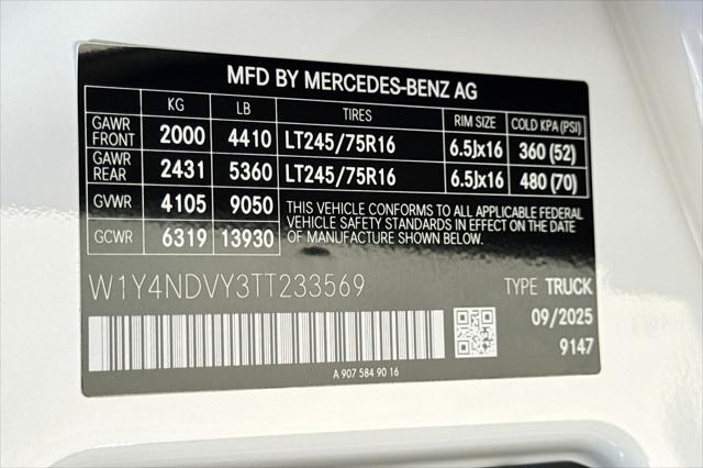 2026 Mercedes-Benz Sprinter Cargo Van High Roof 4-Cyl Diesel HO
