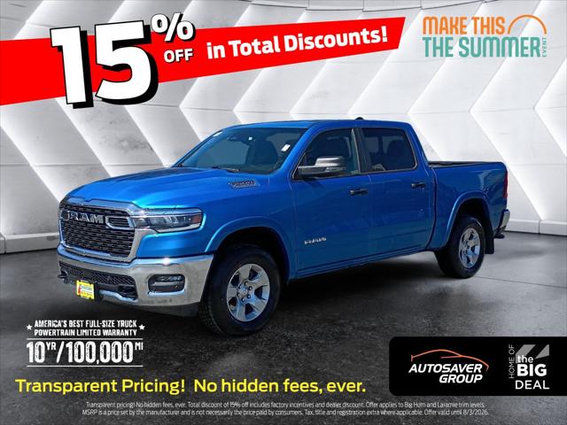 2026 Ram 1500 Big Horn Crew Cab 4x4 5'7" Box for sale in Littleton, NH