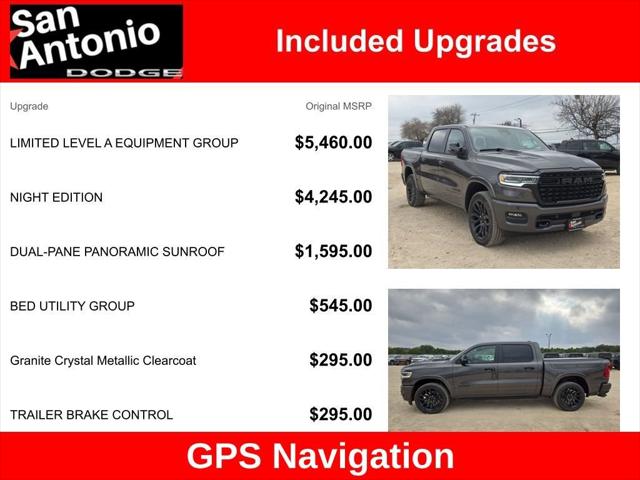 2026 RAM Ram 1500 RAM 1500 LIMITED CREW CAB 4X4 57 BOX