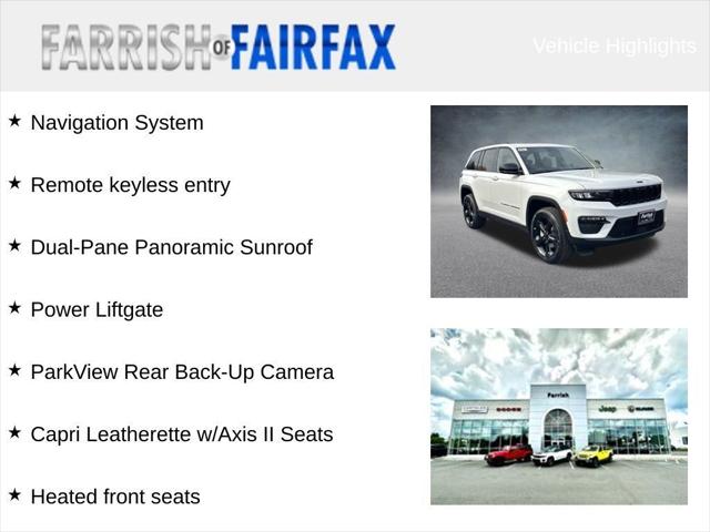 2025 Jeep Grand Cherokee GRAND CHEROKEE LIMITED 4X4 2025 Jeep Grand Cherokee GRAND CHEROKEE LIMITED 4X4