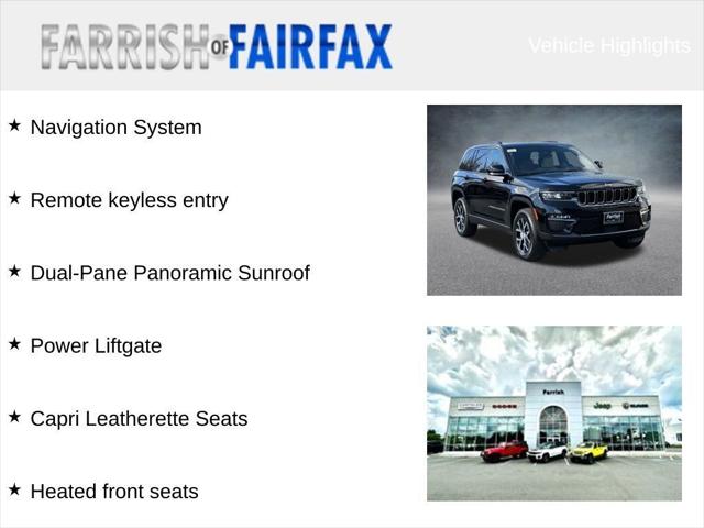 2025 Jeep Grand Cherokee GRAND CHEROKEE LIMITED 4X4 2025 Jeep Grand Cherokee GRAND CHEROKEE LIMITED 4X4