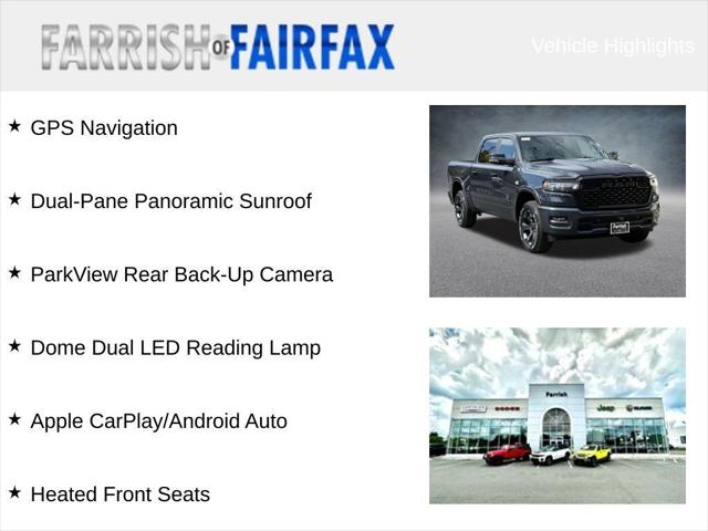 2026 RAM 1500 RAM 1500 BIG HORN CREW CAB 4X4 57 BOX