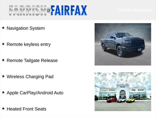 2026 RAM 1500 RAM 1500 REBEL CREW CAB 4X4 57 BOX