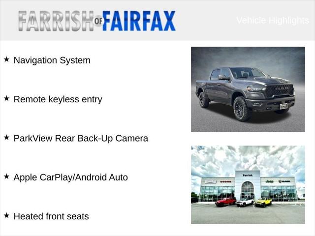 2026 RAM 1500 RAM 1500 REBEL CREW CAB 4X4 57 BOX