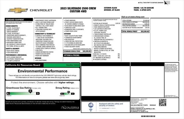 2023 Chevrolet Silverado 2500HD 4WD Crew Cab Standard Bed Custom
