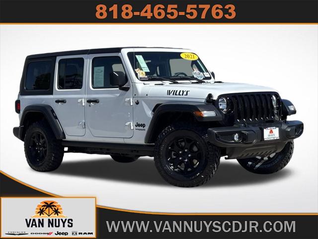 2021 Jeep Wrangler Unlimited Willys Sport 4x4 2021 Jeep Wrangler Unlimited Willys Sport 4x4