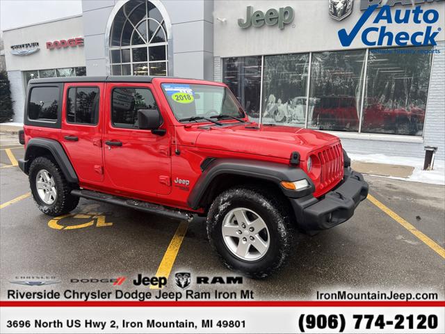 2018 Jeep Wrangler Unlimited Sport S 4x4