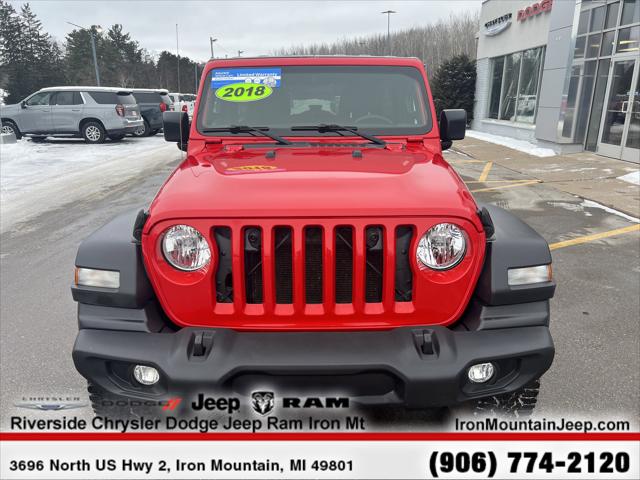 2018 Jeep Wrangler Unlimited Sport S 4x4