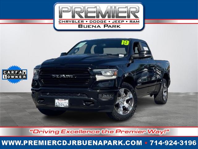 2019 RAM 1500 Laramie Quad Cab 4x4 64 Box 2019 RAM 1500 Laramie Quad Cab 4x4 64 Box