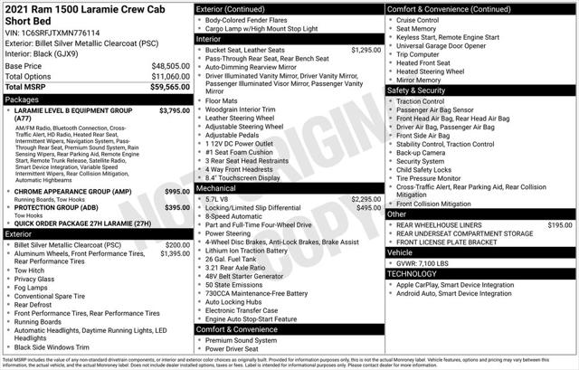 Used 2021 RAM 1500 For Sale in Tuscumbia, AL