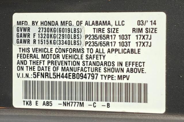 2014 Honda Odyssey EX