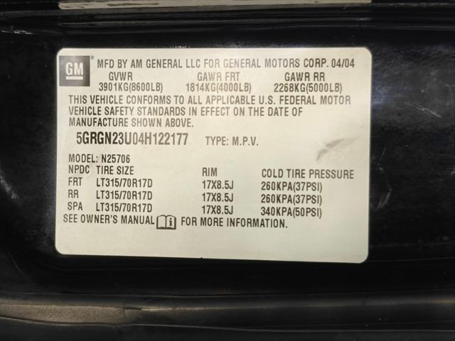2004 HUMMER H2 Base