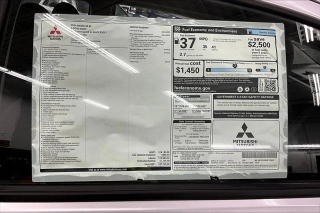 2024 Mitsubishi Mirage G4 Black Edition