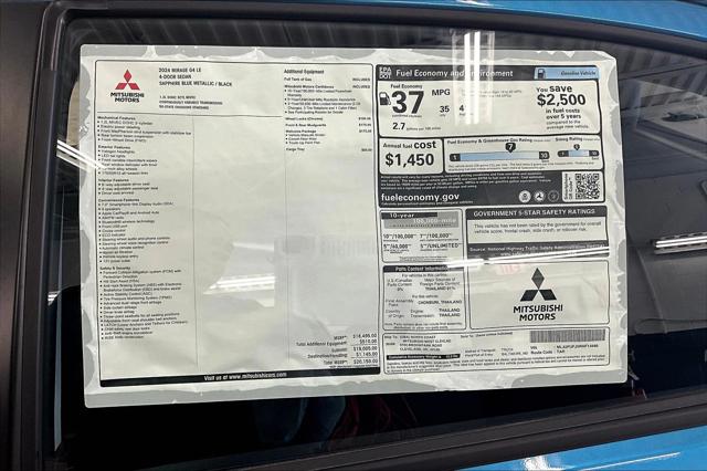 2024 Mitsubishi Mirage G4 LE