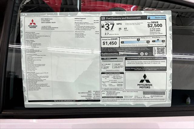 2024 Mitsubishi Mirage G4 LE
