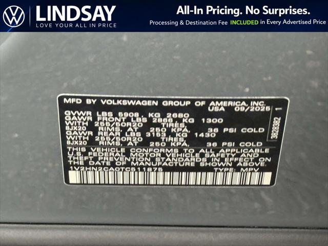 2026 Volkswagen Atlas 2.0T SE w/Technology
