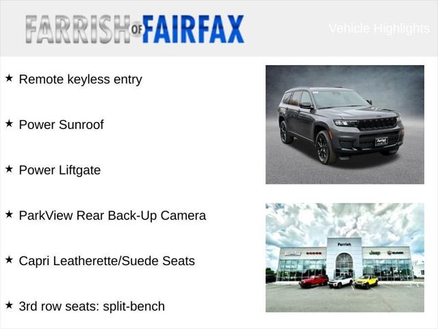 2025 Jeep Grand Cherokee GRAND CHEROKEE L ALTITUDE X 4X4 2025 Jeep Grand Cherokee GRAND CHEROKEE L ALTITUDE X 4X4