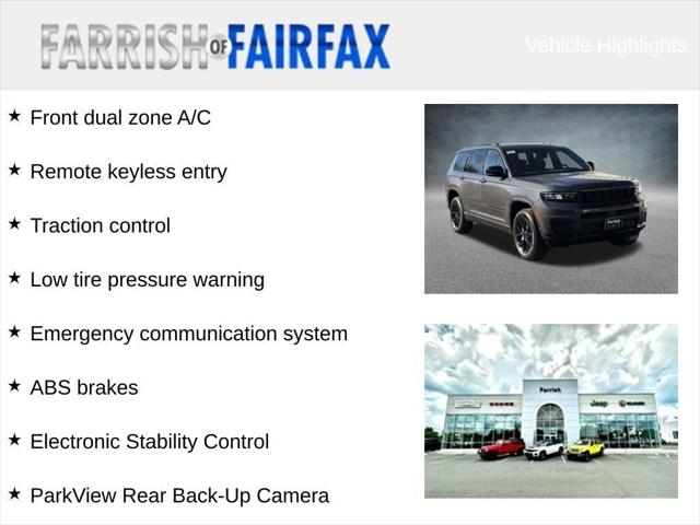 2025 Jeep Grand Cherokee L GRAND CHEROKEE L ALTITUDE X 4X4 2025 Jeep Grand Cherokee L GRAND CHEROKEE L ALTITUDE X 4X4