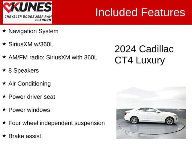 2024 Cadillac CT4 Luxury