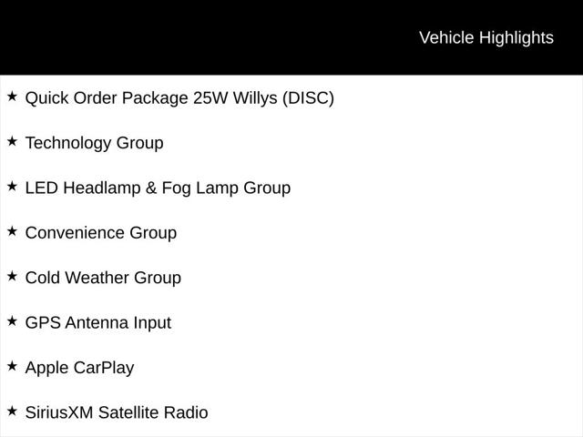 2021 Jeep Wrangler Willys 4x4