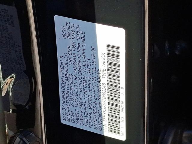 2026 Honda Ridgeline RTL