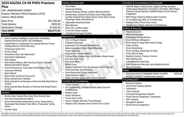 2025 Mazda X-90 Premium Plus Package