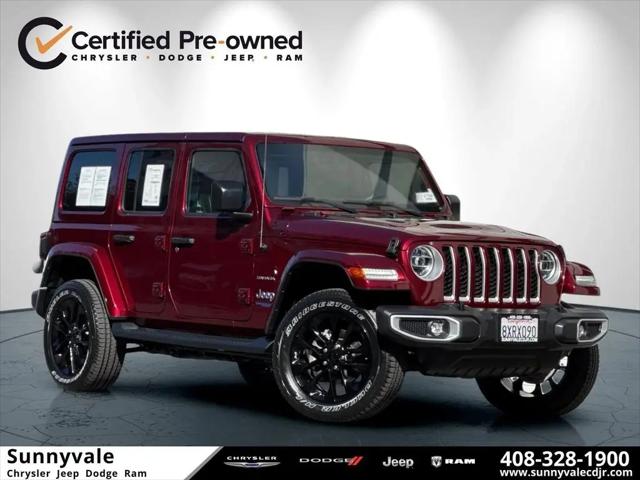 2021 Jeep Wrangler 4xe Unlimited Sahara 4x4 for sale in Sunnyvale, CA