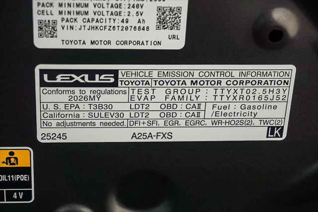 2026 Lexus NX NX 450h+ Luxury