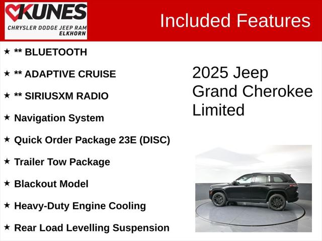 2025 Jeep Grand Cherokee GRAND CHEROKEE LIMITED 4X4