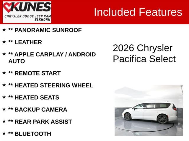 2026 Chrysler Pacifica PACIFICA SELECT 2026 Chrysler Pacifica PACIFICA SELECT