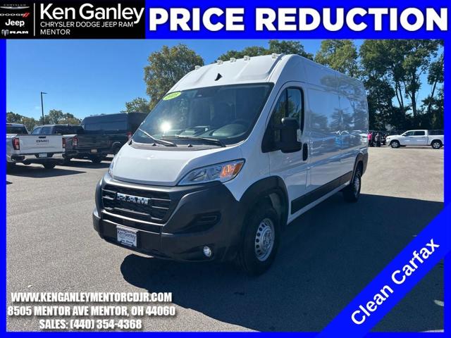 2025 RAM ProMaster 2500 Cargo Van Tradesman High Roof 159 WB w/Pass Seat