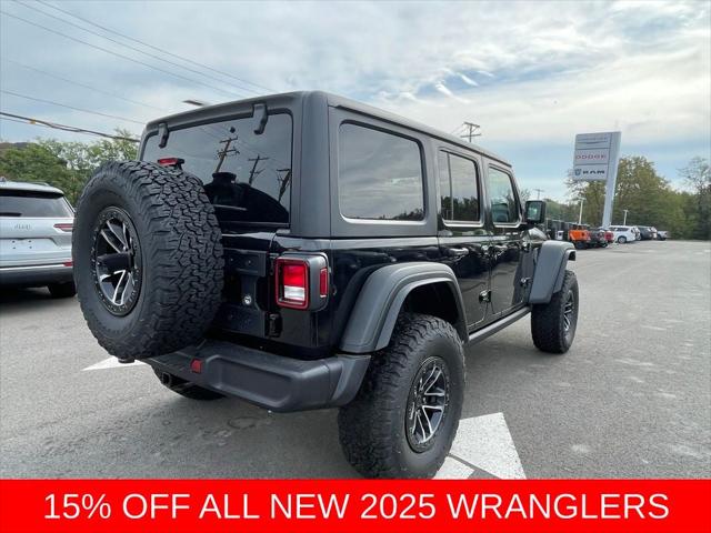 2025 Jeep Wrangler WRANGLER 4-DOOR WILLYS 2025 Jeep Wrangler WRANGLER 4-DOOR WILLYS