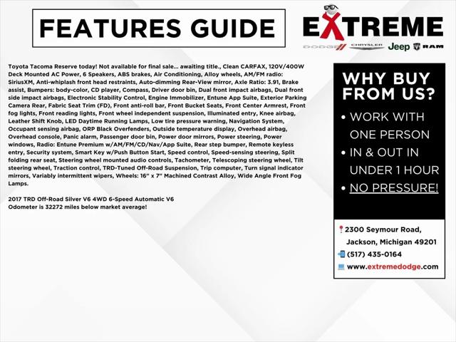2017 Toyota Tacoma TRD Off Road 2017 Toyota Tacoma TRD Off Road