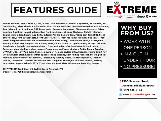 2017 Toyota Tacoma TRD Sport 2017 Toyota Tacoma TRD Sport