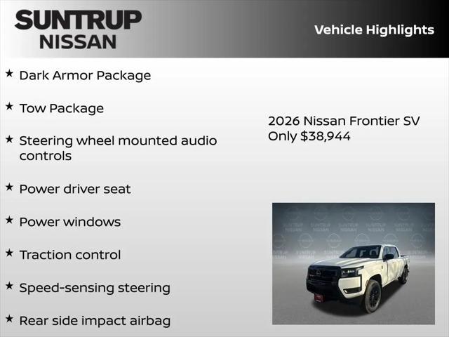 2026 Nissan Frontier Crew Cab SV 4x4