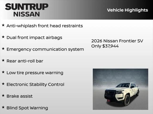 2026 Nissan Frontier Crew Cab SV 4x4