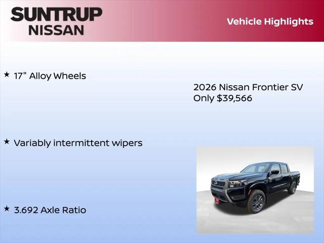 2026 Nissan Frontier Crew Cab SV 4x4