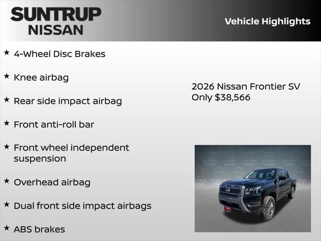 2026 Nissan Frontier Crew Cab SV 4x4