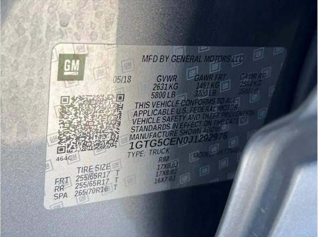 2018 GMC Canyon SLE