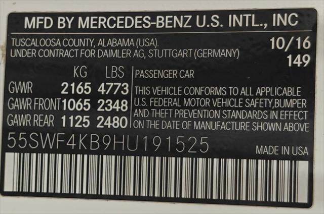 2017 Mercedes-Benz C-CLASS C 300 C 300