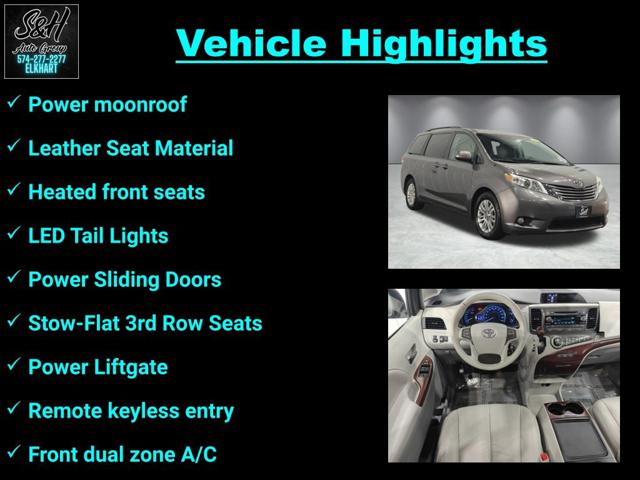 2013 Toyota Sienna XLE V6 8 Passenger