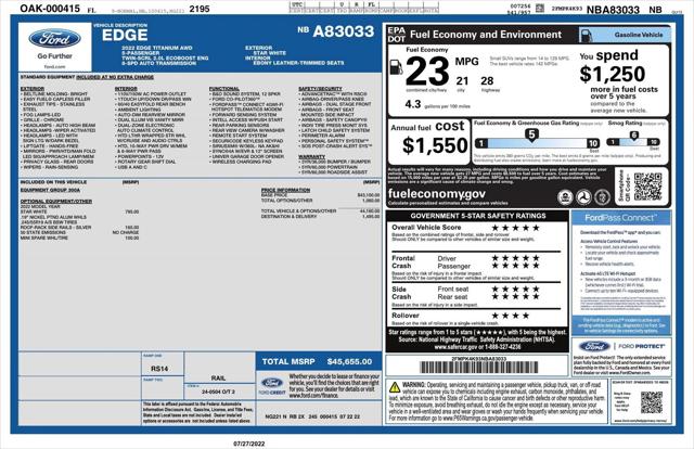 2022 Ford Edge Titanium