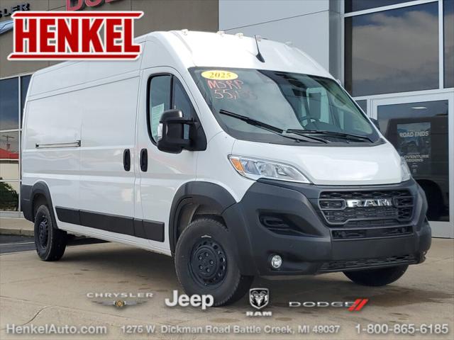 2025 RAM ProMaster 2500 Cargo Van Tradesman High Roof 159 WB w/Pass Seat