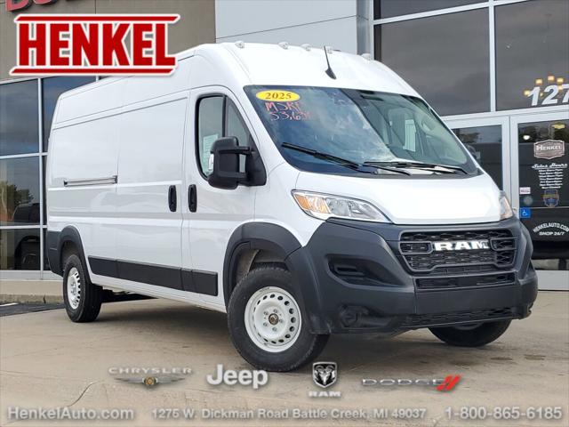 2025 RAM ProMaster 2500 Cargo Van Tradesman High Roof 159 WB w/Pass Seat 2025 RAM ProMaster 2500 Cargo Van Tradesman High Roof 159 WB w/Pass Seat