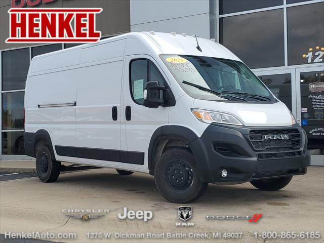 2025 RAM ProMaster 2500 Cargo Van Tradesman High Roof 159 WB w/Pass Seat 2025 RAM ProMaster 2500 Cargo Van Tradesman High Roof 159 WB w/Pass Seat