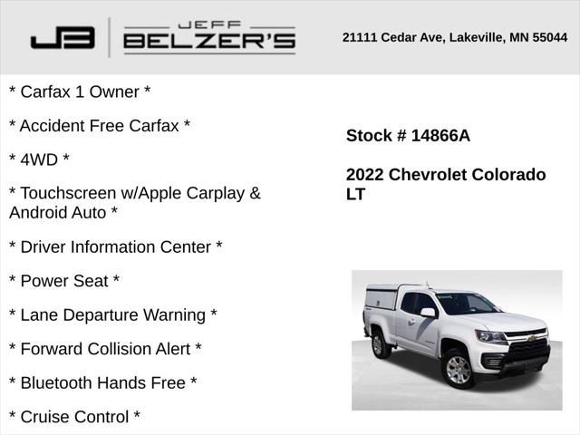 2022 Chevrolet Colorado 4WD Extended Cab Long Box LT