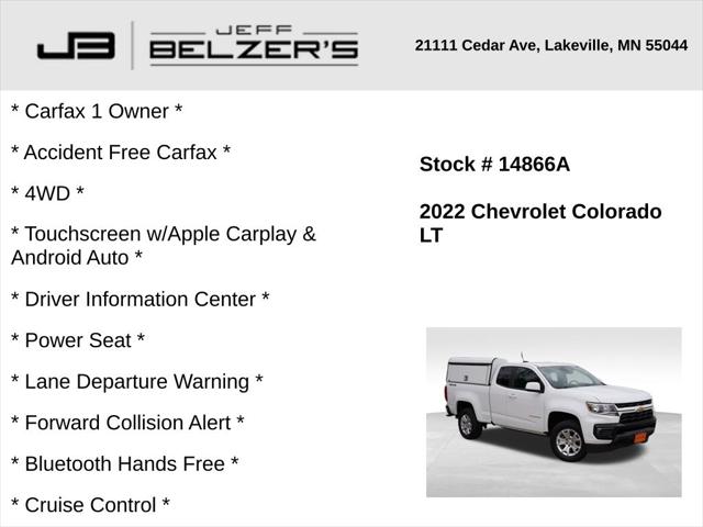 2022 Chevrolet Colorado 4WD Extended Cab Long Box LT