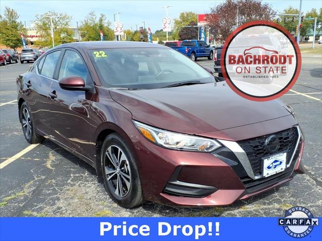2022 Nissan Sentra SV Xtronic CVT 2022 Nissan Sentra SV Xtronic CVT